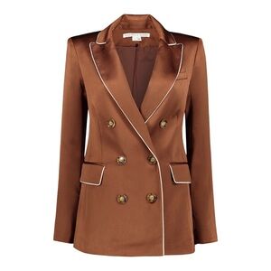 $798 VERONICA BEARD Roche Dickey Blazer Cooper Twill Satin Sz 6
